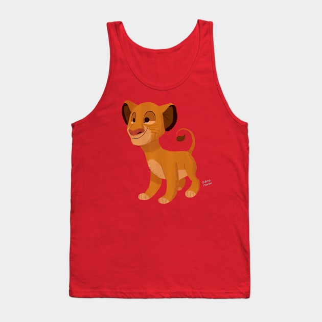 Simba Tank Top by davidpavon